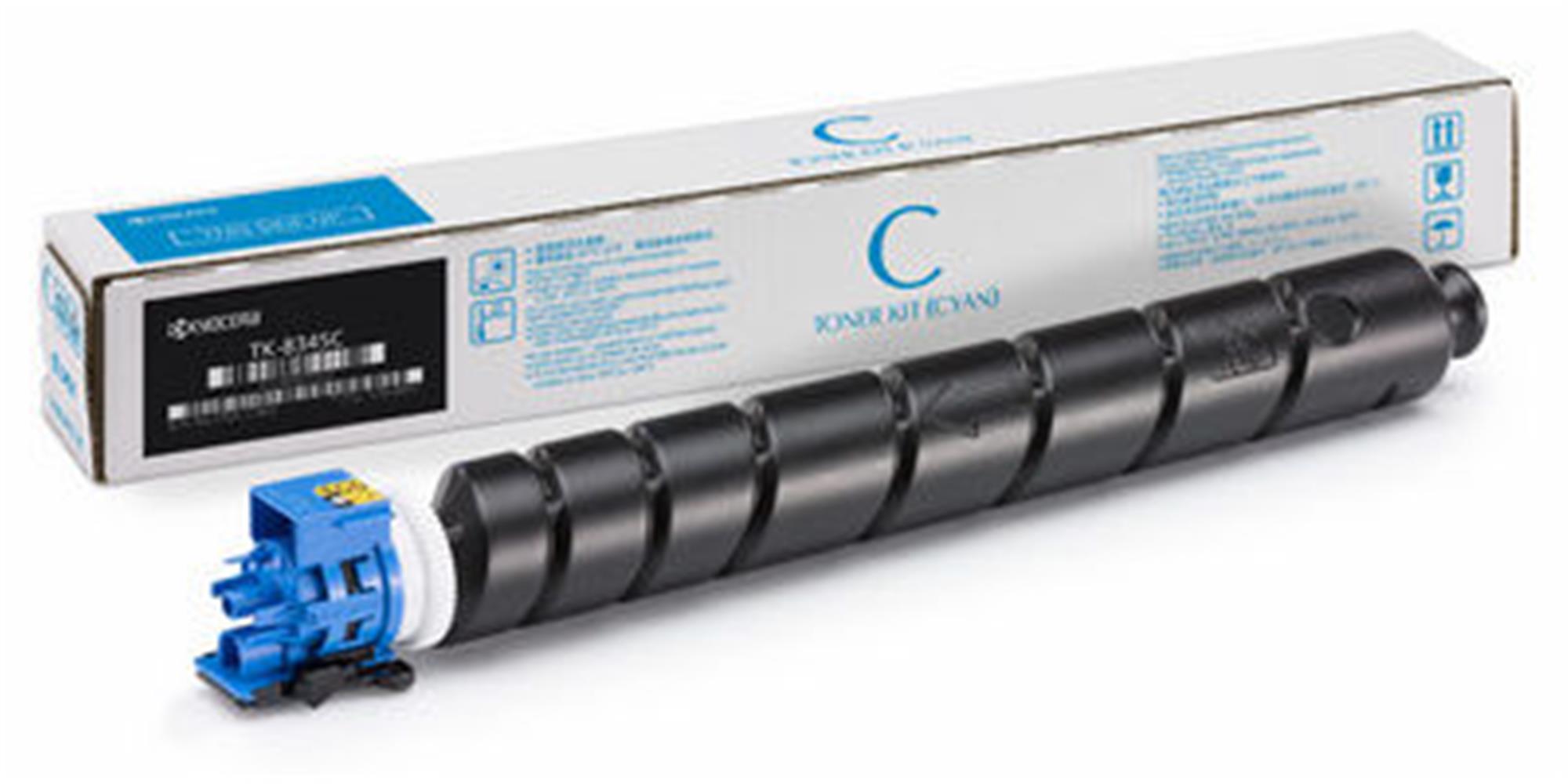 Kyocera TK-8345C Cyan Mavi Orjinal Fotokopi Toneri Taskalfa 2552/2553ci 12.000 Sayfa